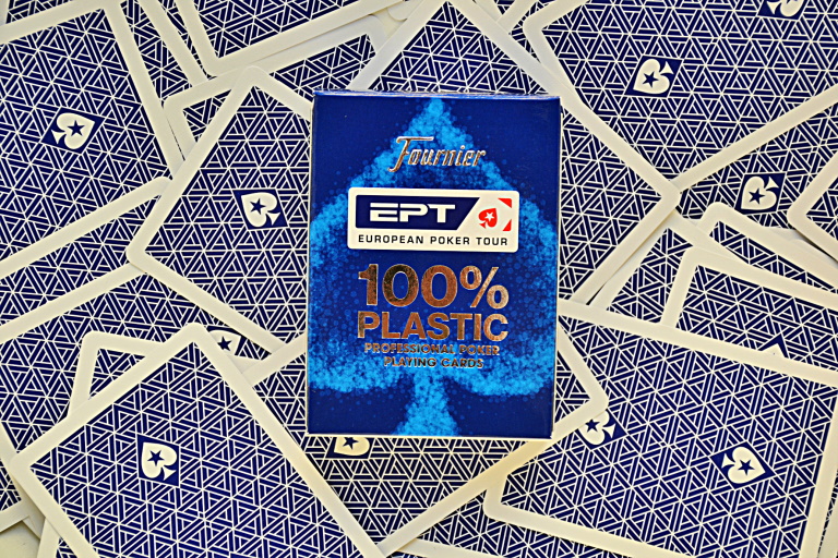 Карты для покера "ЕПТ" 100% пластик - Блок